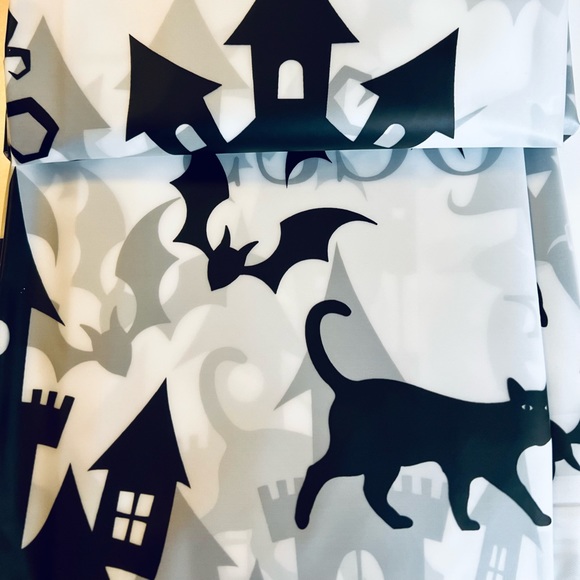 Halloween Hocus Pocus Haunted Peva Shower Curtain with Metal Grommets Cats - Picture 5 of 6